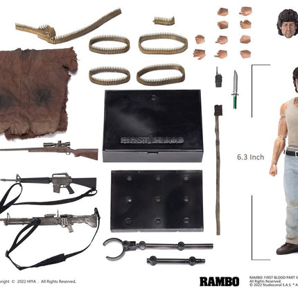 John Rambo First Blood Exquisite Super Actionfigur 1/12 16 cm