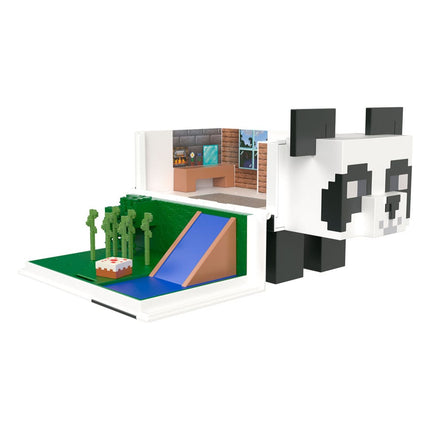 Panda Playhouse Minecraft Mob Head Minis Playset