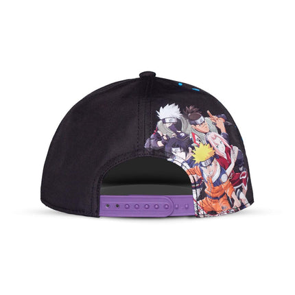 Naruto Shippuden Snapback Cap Team Ninja Cappello Baseball