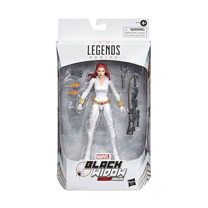 Black Widow White Suite Marvel Legends Serie Actionfigur  15 cm